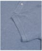Men's R.M. Williams Organic Cotton Rod Polo Shirt - Blue Marl