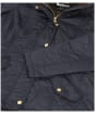 Retail Women's Barbour Millfire Quilted Jacket - Navy / Classic