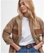 Women's Barbour Maeva Utility Casual Jacket - Hazelnut / Summer