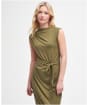 Women's Barbour International Courtney Midi Dress - Golden Khaki