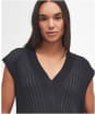 Women's Barbour International Alicia Sleeveless Knitted Jumper - Black