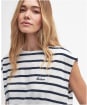 Women's Barbour Madelyn Top - Navy Stripe