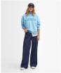 Women's Barbour Ella Crew Neck Sweatshirt - Blue Haze