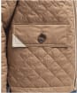 Women's Barbour Leia Quilted Jacket - Hazelnut