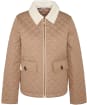 Women's Barbour Leia Quilted Jacket - Hazelnut