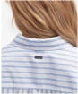 Women's Barbour Nicola Shirt - White / Blue Stripe