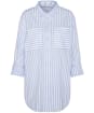 Women's Barbour Nicola Shirt - White / Blue Stripe