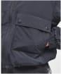 Women's Barbour International Rouse Bomber Showerproof Jacket - Black