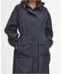 Women's Barbour International Varona Parka Showerproof Jacket - Black