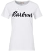 Women's Barbour Otterburn T-Shirt - WHITE/NAVY 2