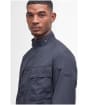 Men's Barbour International Hayledon Biker Jacket - Dark Navy