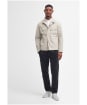 Men's Barbour International Hayledon Biker Jacket - Mist