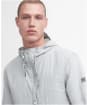 Men's Barbour International Exchange Hooded Jacket - Limestone Grey