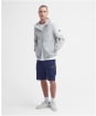 Men's Barbour International Exchange Hooded Jacket - Limestone Grey