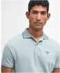 Men's Barbour Denwick Polo Shirt - Blue Chalk