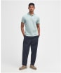 Men's Barbour Denwick Polo Shirt - Blue Chalk