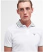 Men's Barbour Denwick Polo Shirt - White