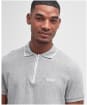 Men's Barbour International Wilton Terry Polo Shirt - Grey Marl