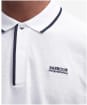 Men's Barbour International Daytona Tipped Polo Shirt - White