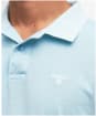 Men's Barbour Terra Dye Polo Shirt - Sky