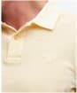 Men's Barbour Terra Dye Polo Shirt - Yellow Haze