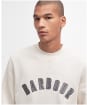 Men's Barbour Danby Logo Crew Neck Sweatshirt - Rainy Day