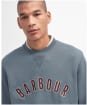 Men's Barbour Danby Logo Crew Neck Sweatshirt - Dark Slate