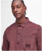 Men's Barbour Dewsbury Garment Dyed Overshirt - Desert Clay