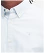 Men's Barbour Oxtown Short Sleeve Tailored Shirt - Blue Chalk