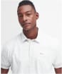 Men's Barbour Horsehill Regular Short Sleeve Printed Summer Shirt - Ecru