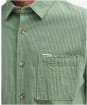Men's Barbour Thermond Regular Short Sleeve Seersucker Summer Shirt - Green
