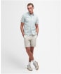 Men's Barbour Ashgill Regular Short Sleeve Striped Summer Shirt - Green
