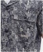 Men's Barbour International Mitchel Printed Summer Shirt - Navy