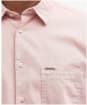 Men's Barbour Terra Dye Regular Short Sleeve Summer Shirt - Pink Mist