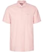 Men's Barbour Terra Dye Regular Short Sleeve Summer Shirt - Pink Mist