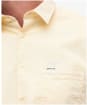 Men's Barbour Terra Dye Regular Short Sleeve Summer Shirt - Yellow Haze