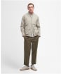 Men's Barbour Beaumont Showerproof Jacket - Concrete