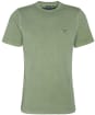 Men's Barbour Garment Dyed Tee - Pea Green