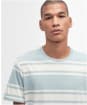 Men's Barbour Kilton Stripe T-Shirt - Blue Chalk