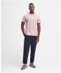 Men's Barbour Liverton Crew Neck T-Shirt - Pink Quartz