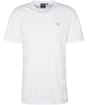 Men's Barbour Stenton Crew Neck T-Shirt - White