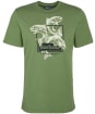 Men's Barbour Witton Graphic T-Shirt - Pea Green