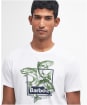 Men's Barbour Witton Graphic T-Shirt - White