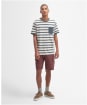 Men's Barbour Handale Stripe T-Shirt - Dark Slate