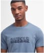 Men's Barbour International Hardy Graphic T-Shirt - Dusty Blue