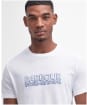 Men's Barbour International Hardy Graphic T-Shirt - White