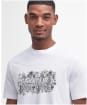 Men's Barbour International Ridley Graphic T-Shirt - Bright White