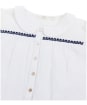 Women's Lily & Me Embroidered Lily Top - White