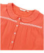 Women's Lily & Me Embroidered Lily Top - Sunset