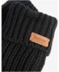 Women's Barbour Saltburn Knitted Gloves - Black